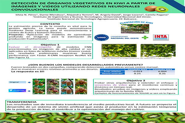 Detección de Órganos Vegetativos en Kiwi a Partir de Imágenes y Videos